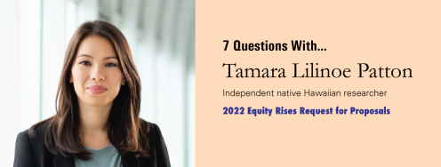 Seven Questions with Tamara Lilinoe Patton
