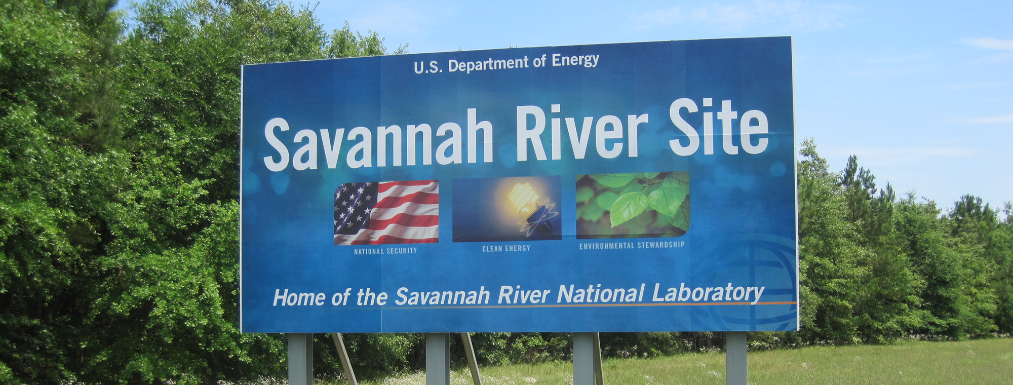 Savannah River Site sign