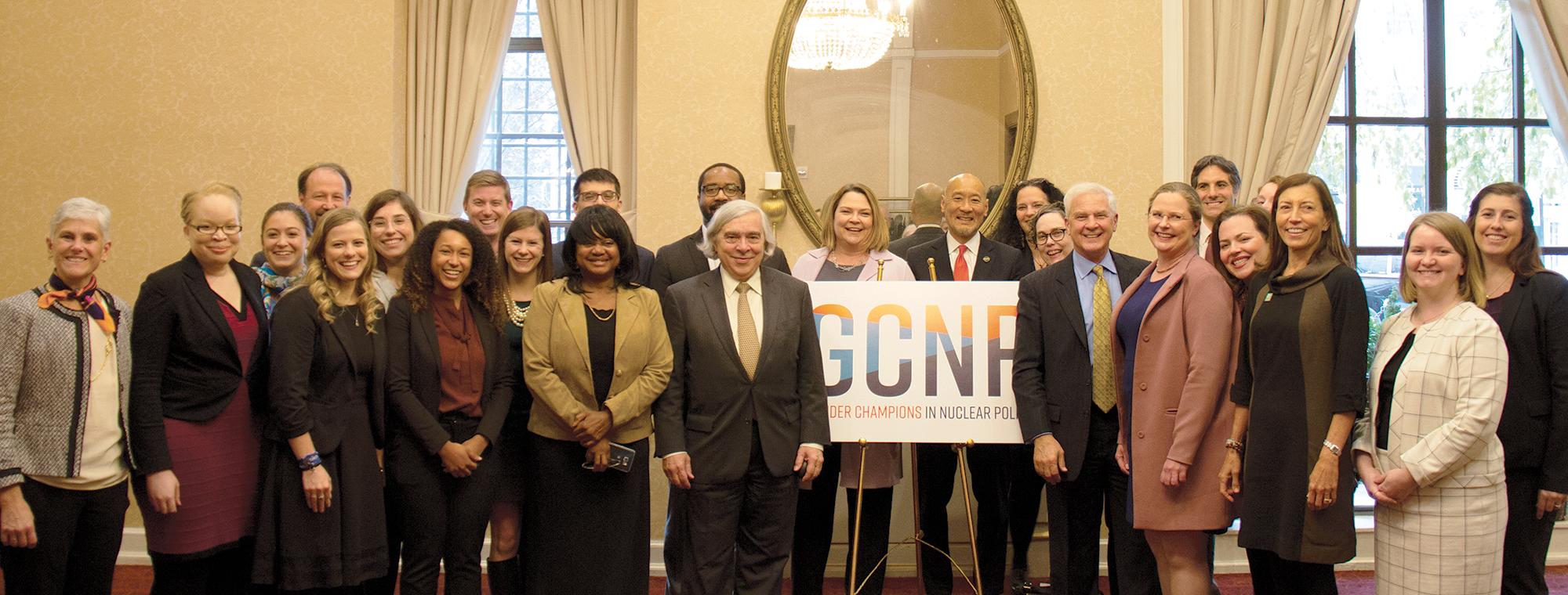 Inaugural class of Gender Champions at the launch of Gender Champions in Nuclear Policy in November 2018, Washington, DC